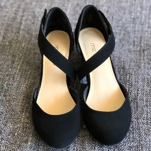 BRAND NEW work / professional black wedges ME TOO
